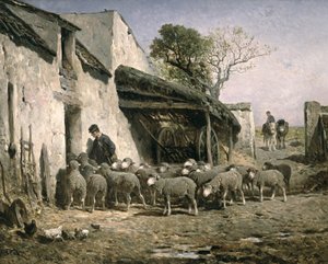 De Terugkeer van de kudde naar de schaapskooi
